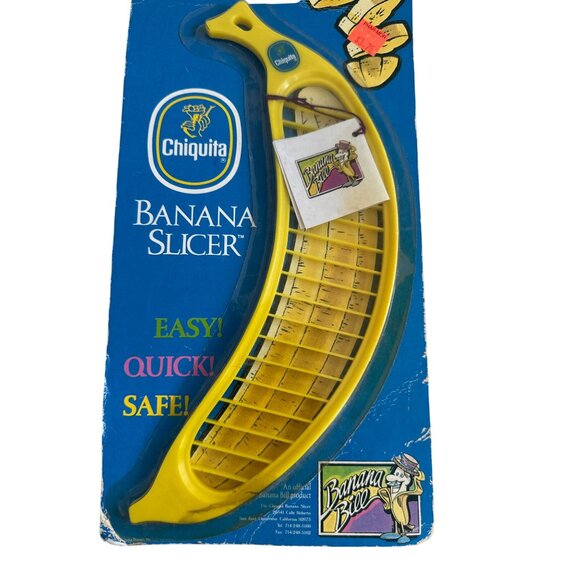 CHIQUITA Vintage Kitchen Banana Slicer NEW NIP - Picture 2 of 3